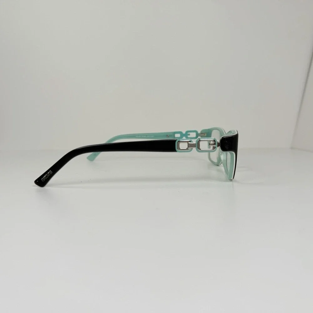 Guess GU2406 BLGRN Eyeglasses Frames Black Green Rectangular 52-17-135